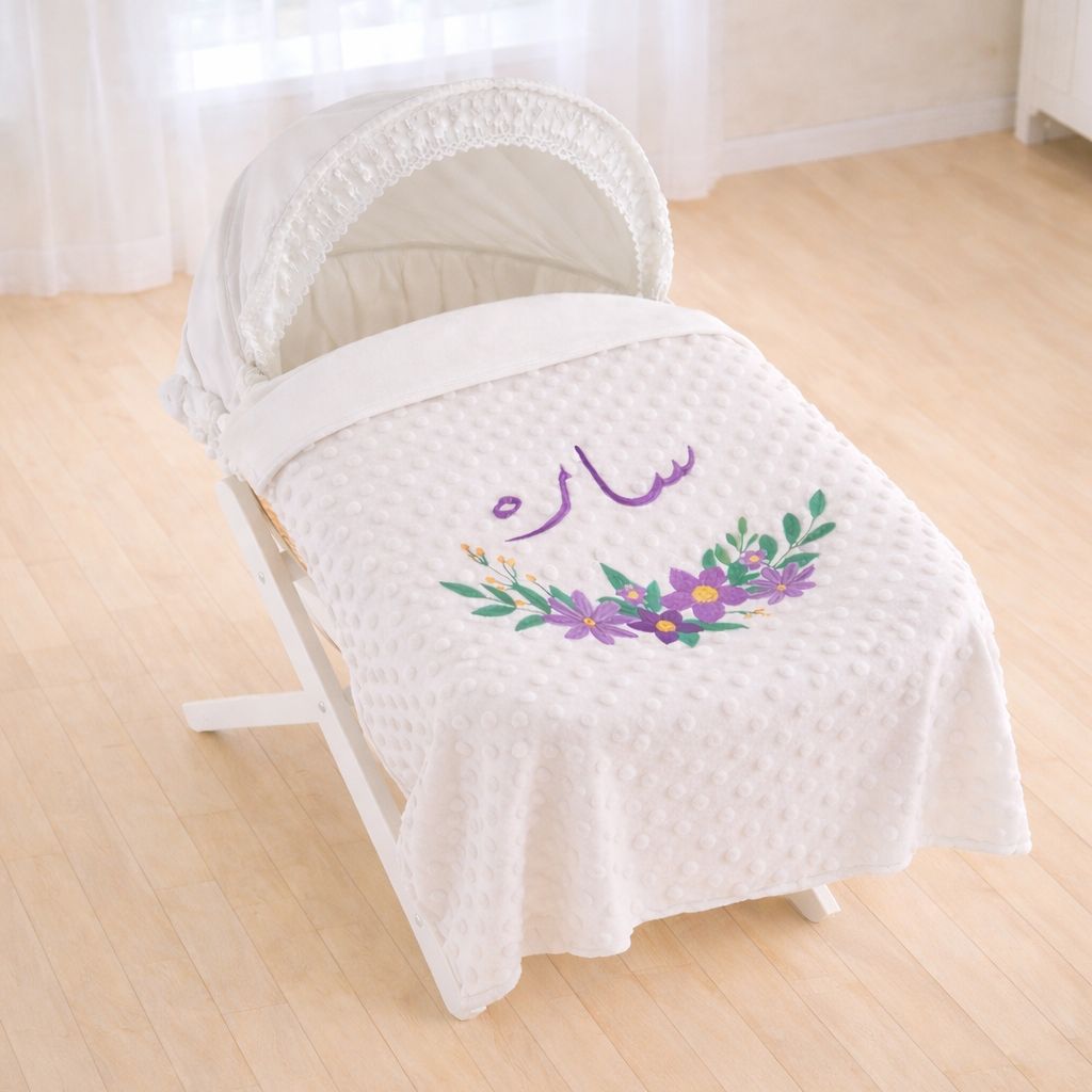 لحاف ناعم بالورود