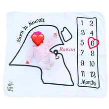 Load image into Gallery viewer, لحاف التصوير - خريطة الكويت
